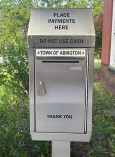 bill pay drop box