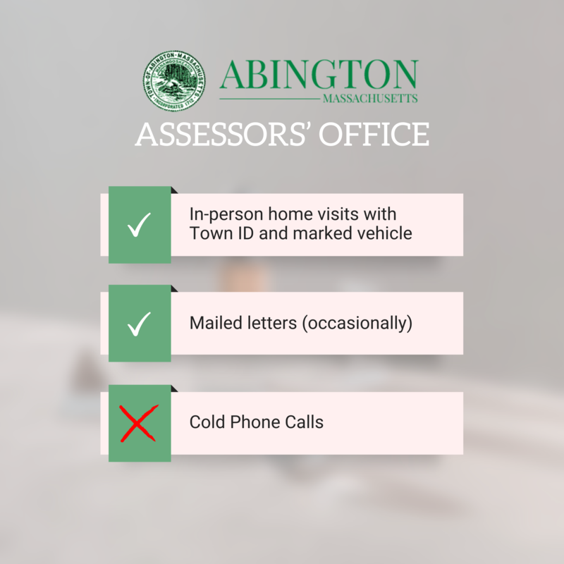 how assessors will contact you