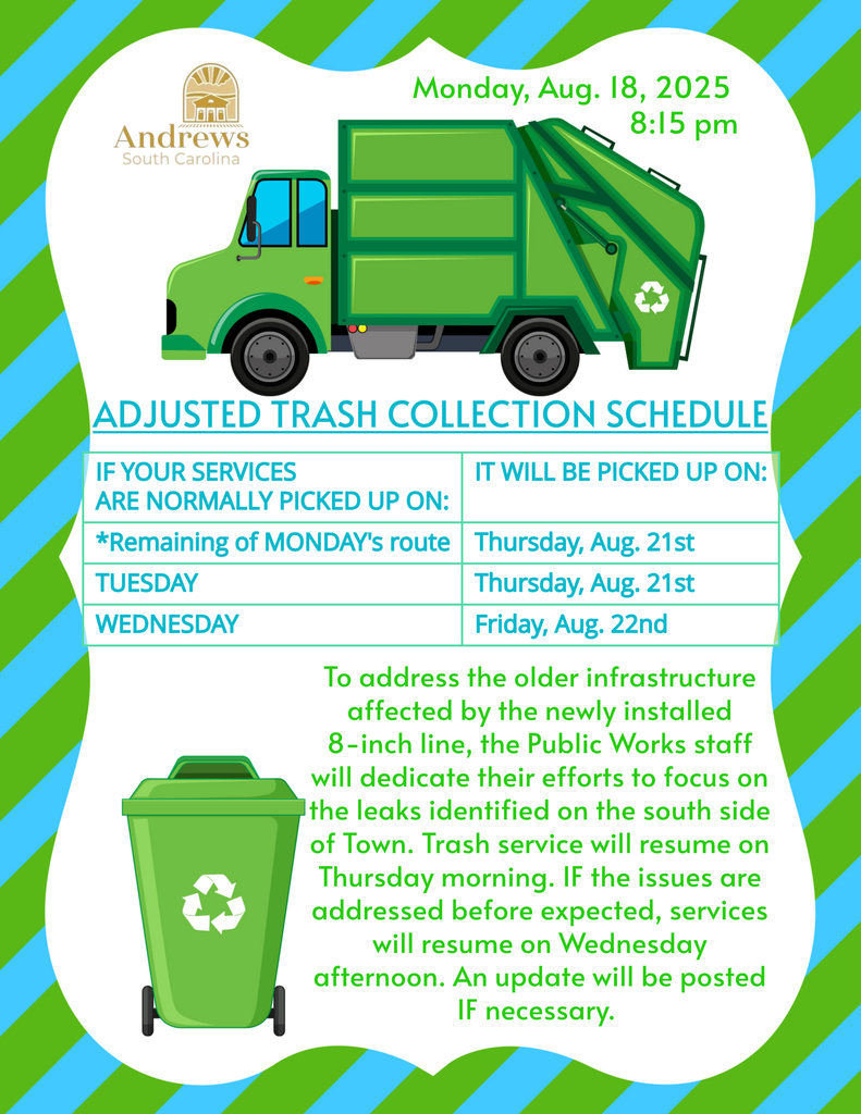 Adjusted Trash Service