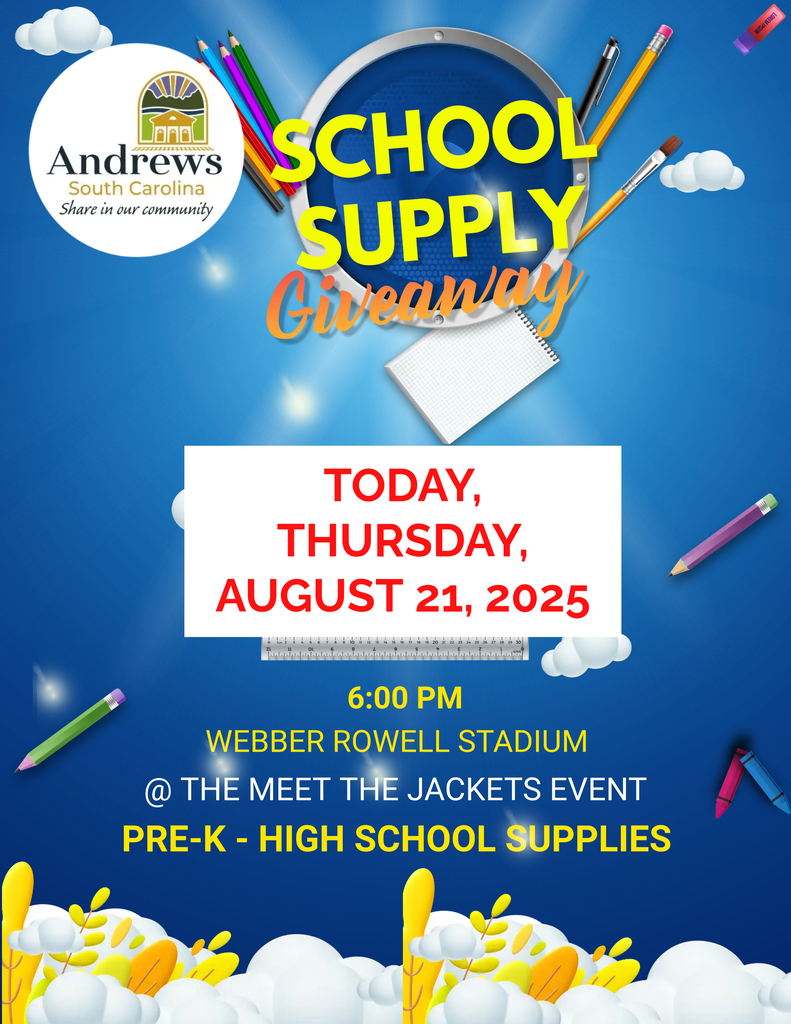 RESCHEDULED: School Supply Giveaway