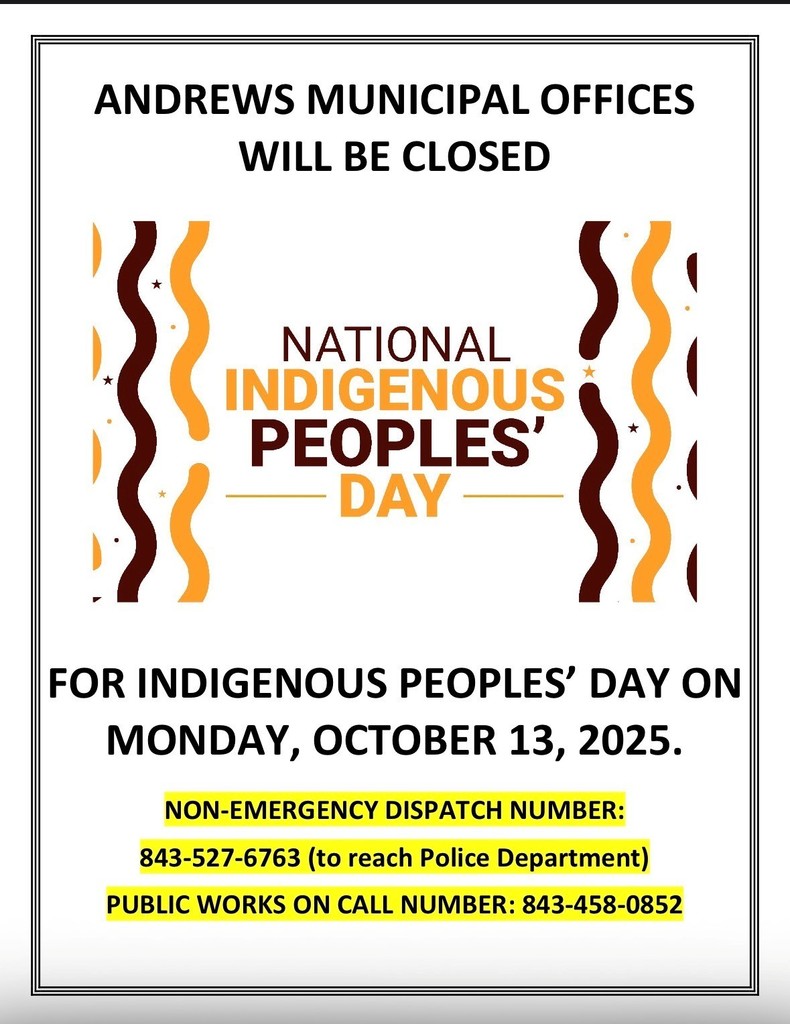 Closed for Indigenous Peoples' Day
