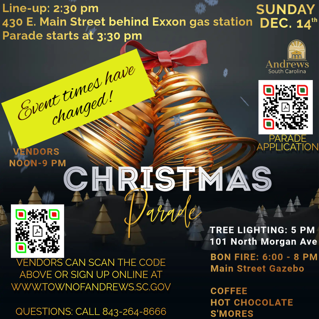 Christmas Parade Time Change