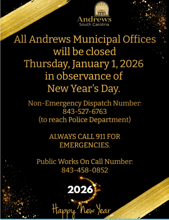 Closed for New Year's Day