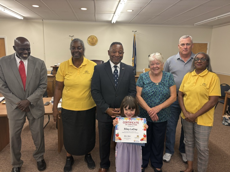Riley LeDay 1,000 Black River United Way book reader