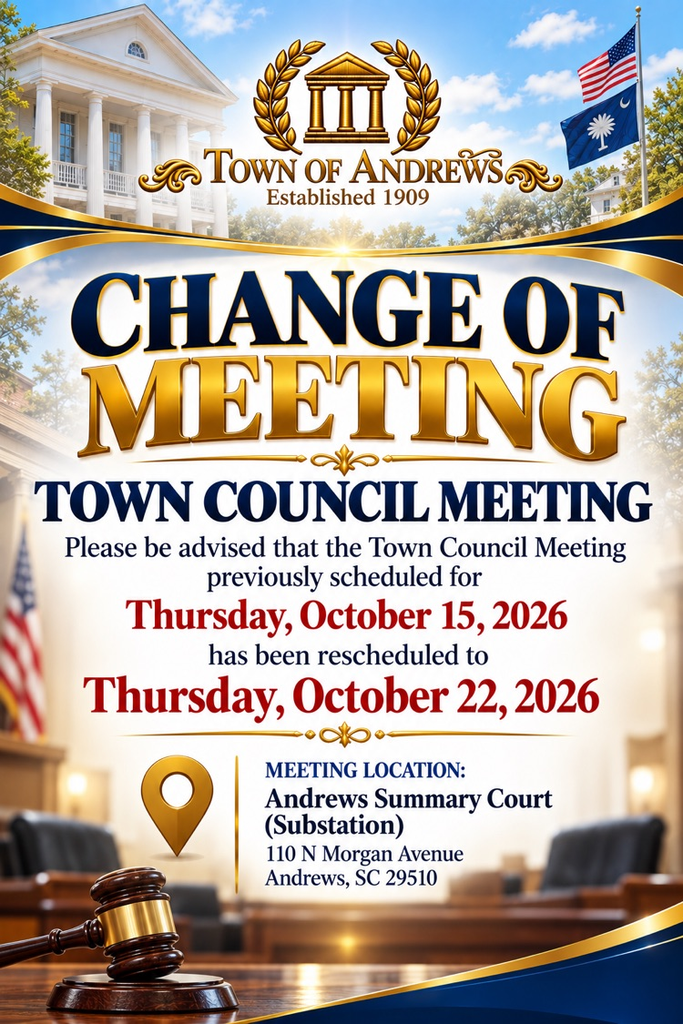 Change of October 2026 Council Meeting Date: October 22, 2026