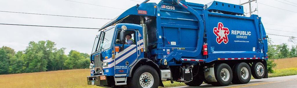 Republic trash truck