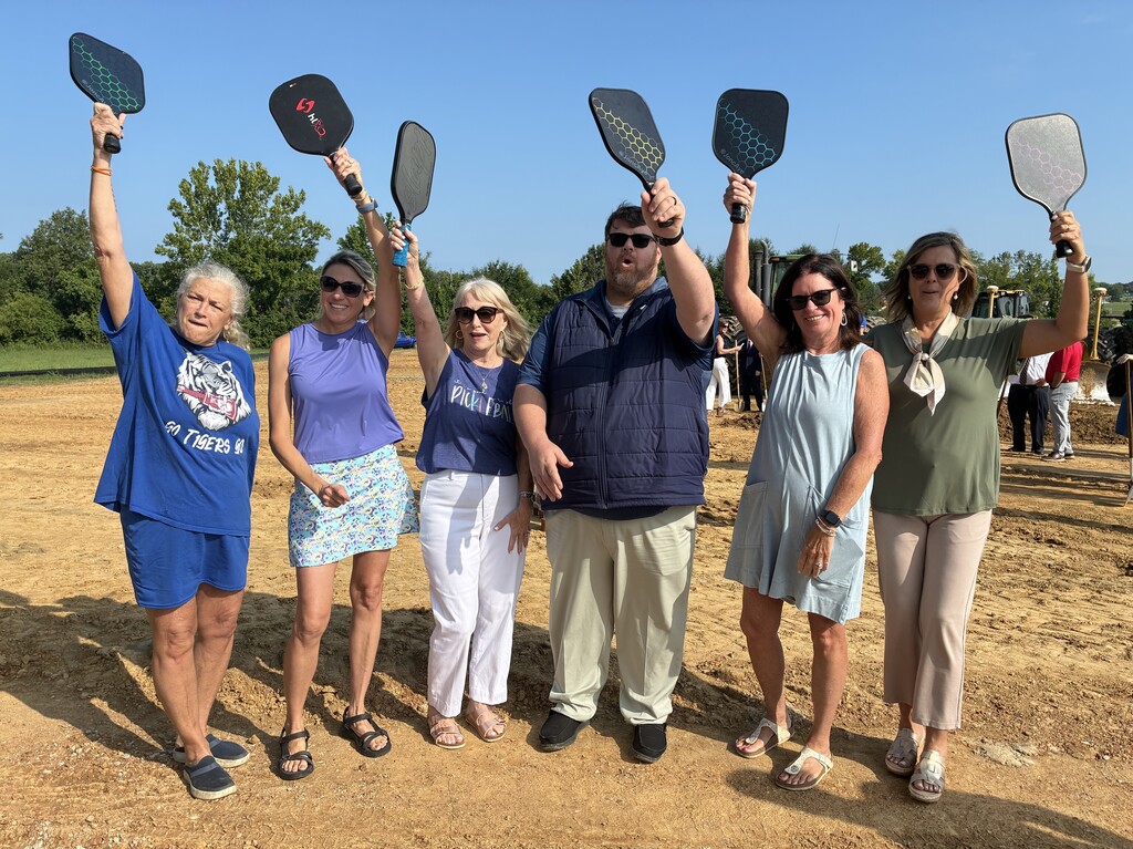community leaders at Groundbreaking of Farmer's Market