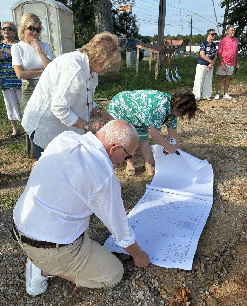 community leaders at Groundbreaking of Farmer's Market