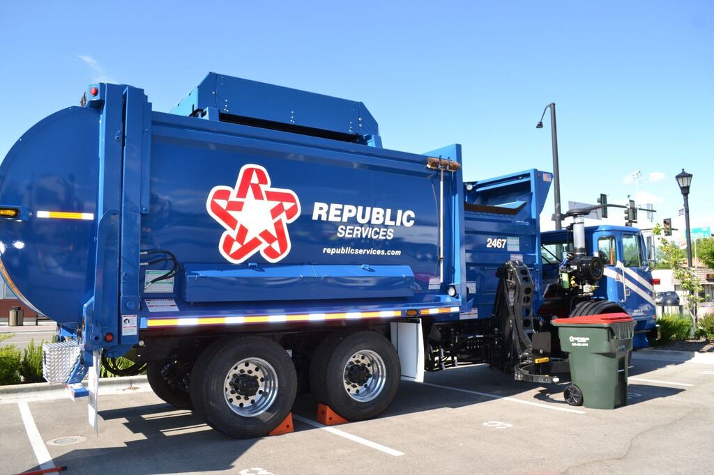 Republic trash truck