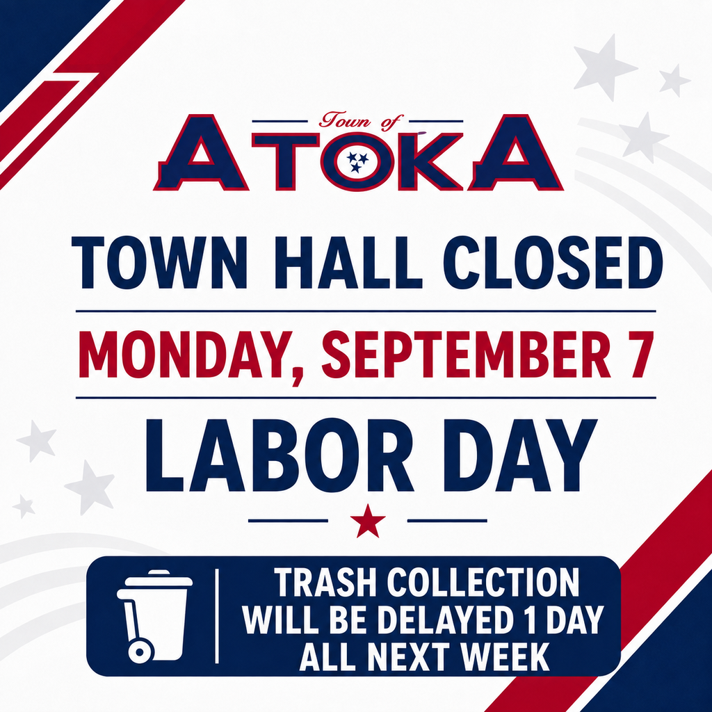 labor day town hall closed sign