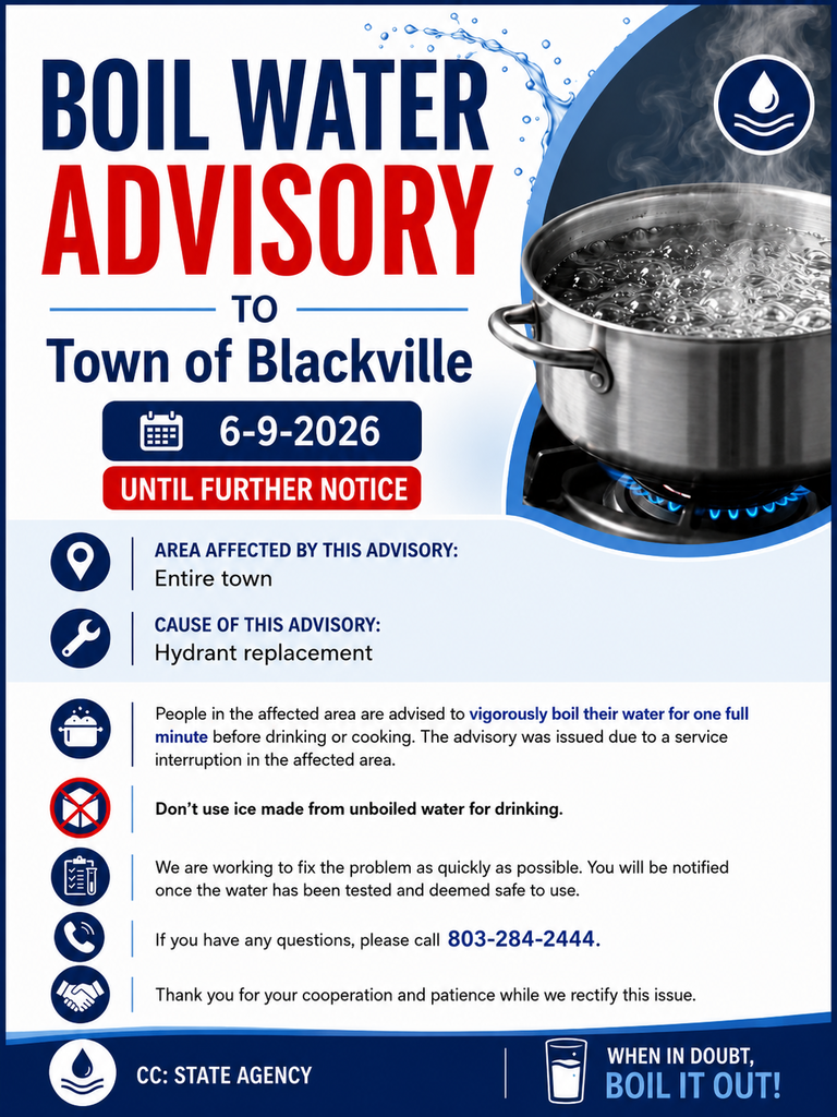 BOIL WATER ADVISORY