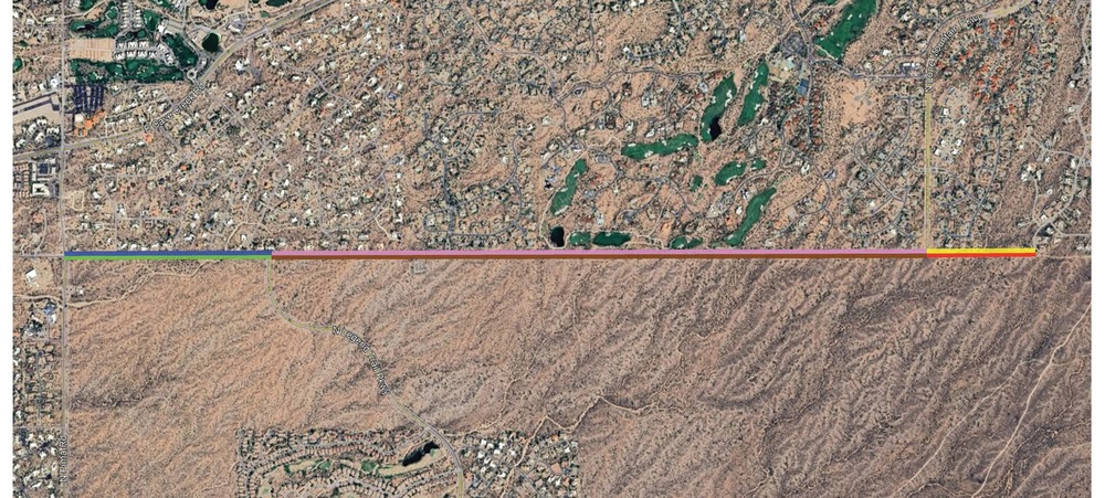 Stagecoach Pass Rd. Schedule Work Map