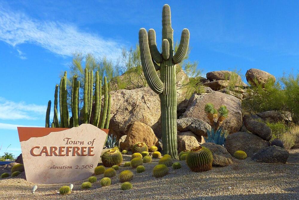 Carefree Town Entrance