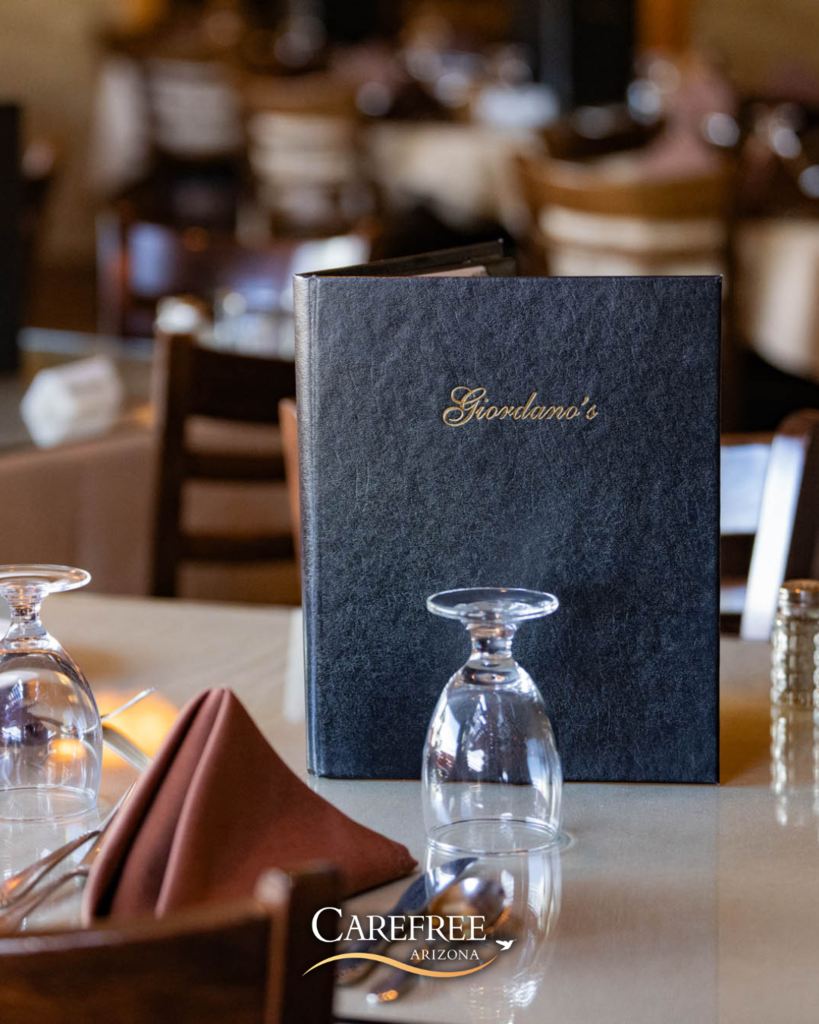 Giordanos Dining Setting