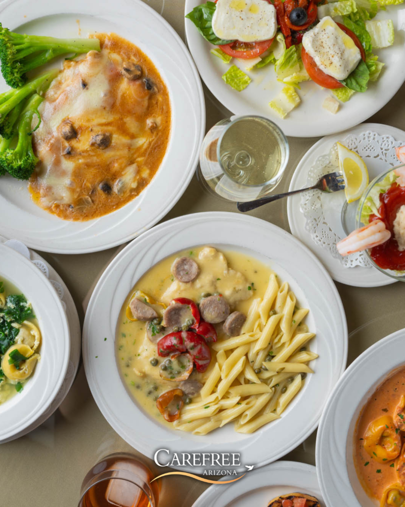 Array of Italian Food
