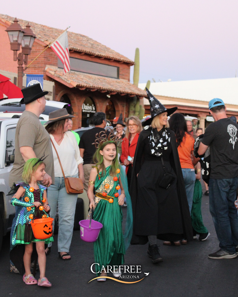 People and families walking along Easy Street