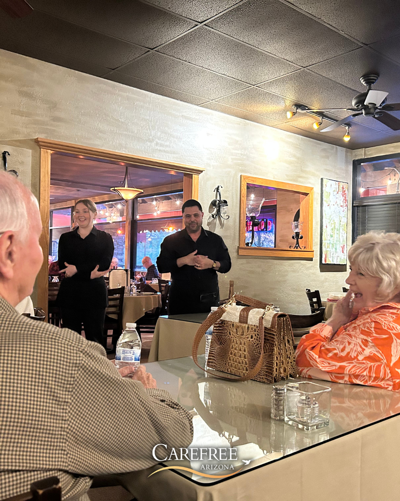 Man speaking to crowd