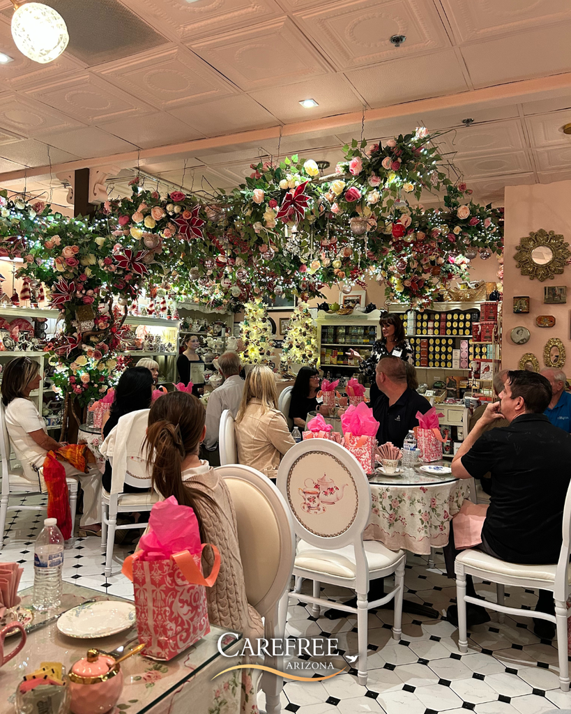 Woman speaking to crowd