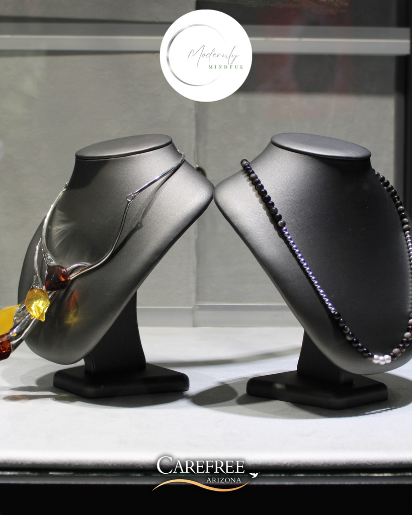 Two nature inspired necklaces