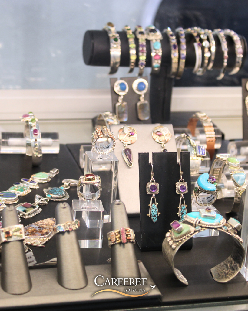 Colorful jewelry pieces