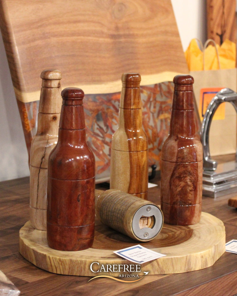 Wooden bottles