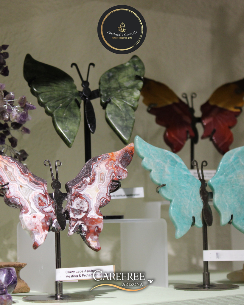 Crystal butterflies