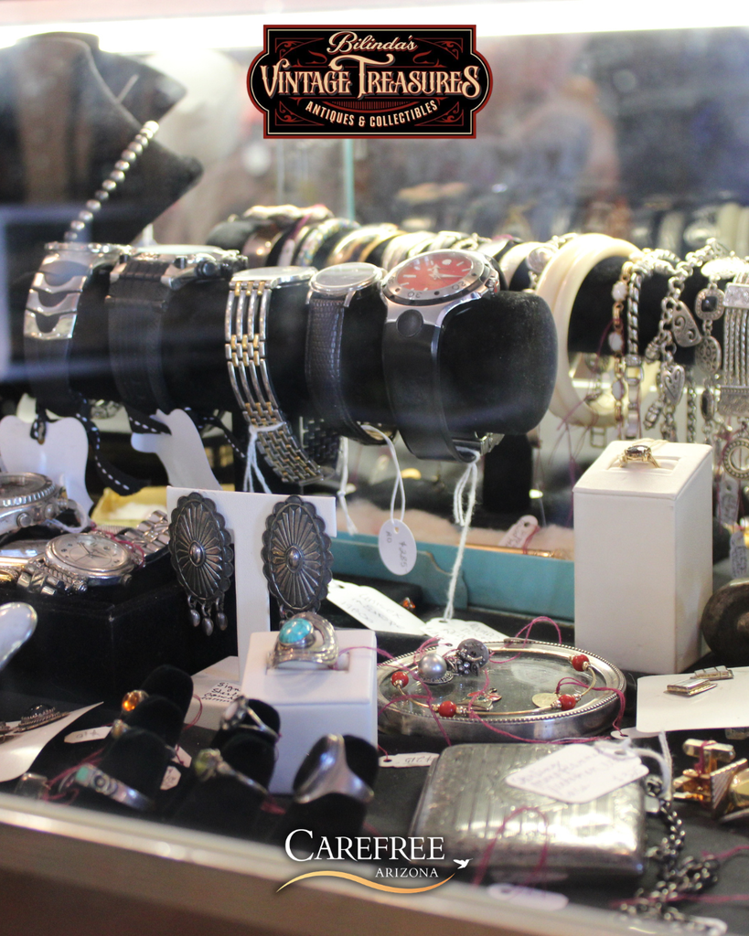 Jewelry in a case