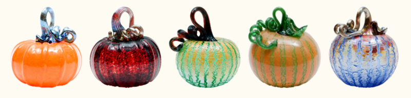Glass Pumpkins
