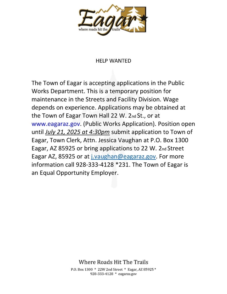 Help Wanted Temp PW 2025