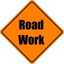 Road Work sign