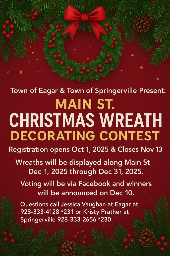 Christmas Wreath Contest Flyer