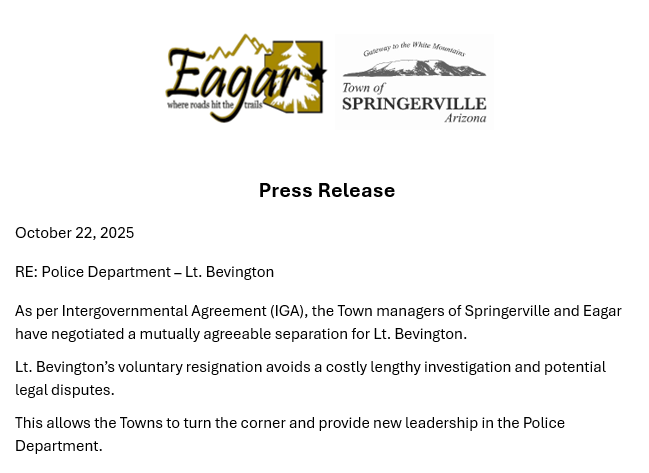 Press Release_ Lt. Bevington