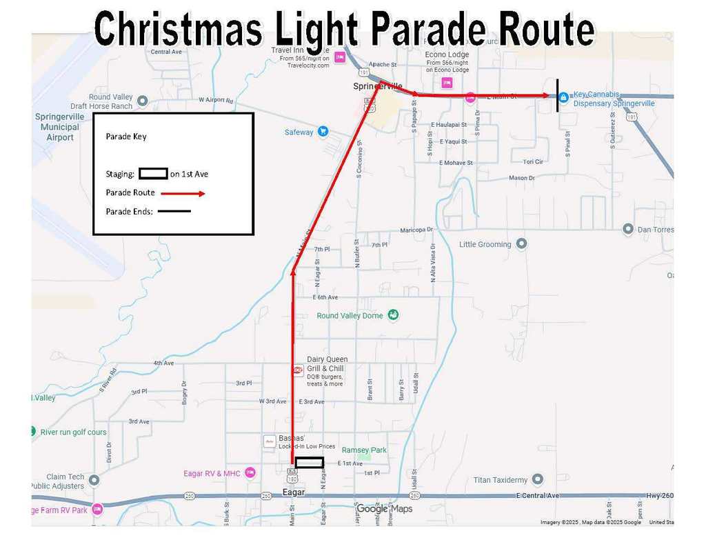 Christmas Parade Route