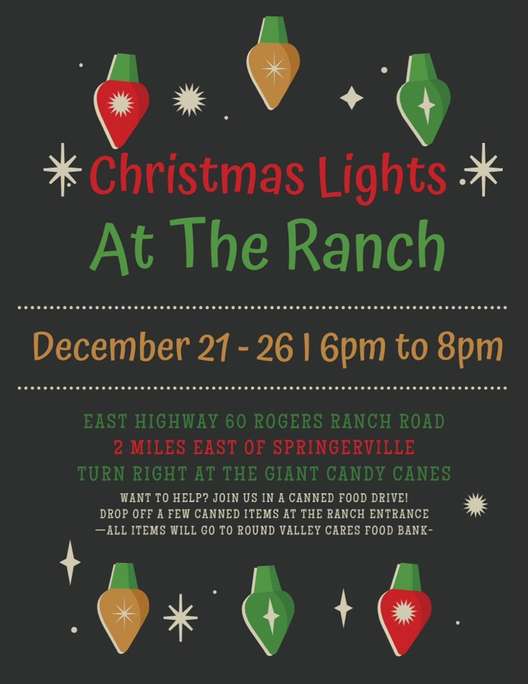 Christmas at the ranch flyer