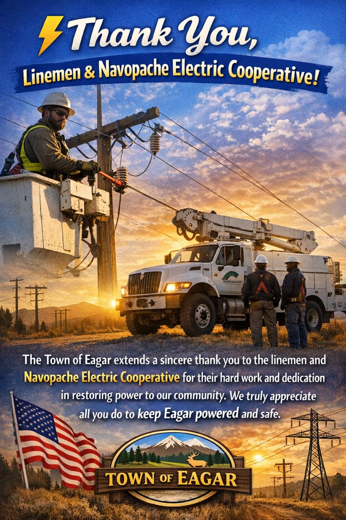 thank you from Eagar to Lineman