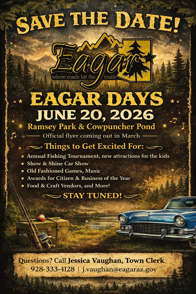 Unofficial Eagar Days Flyer 2026
