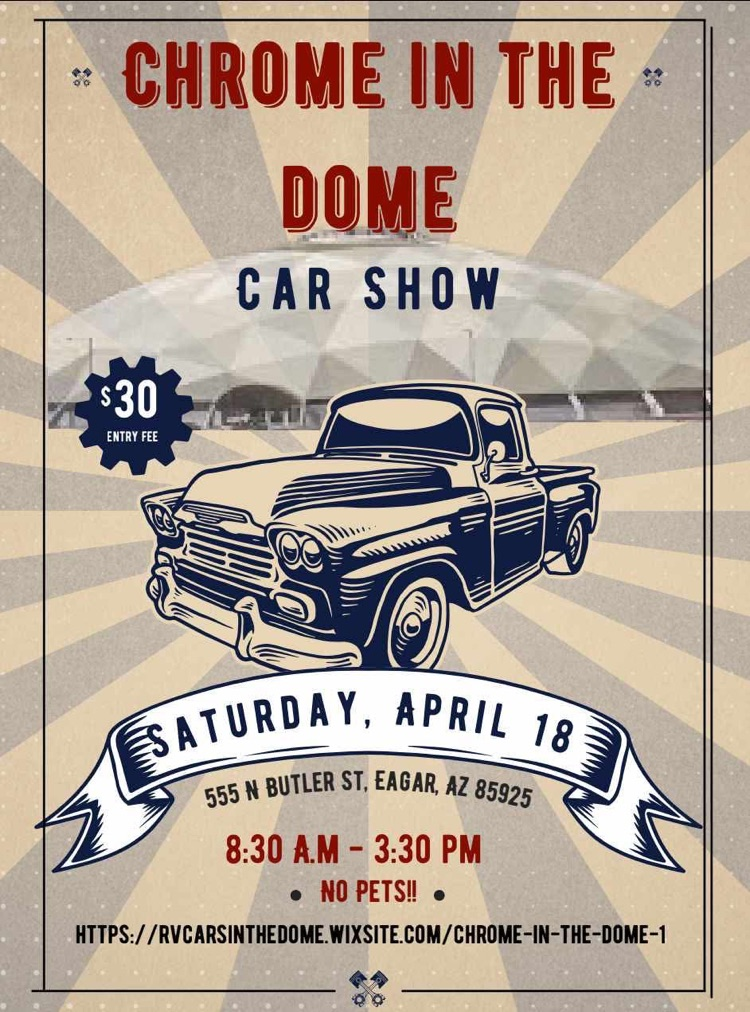 flyer for Chrome in the Dome