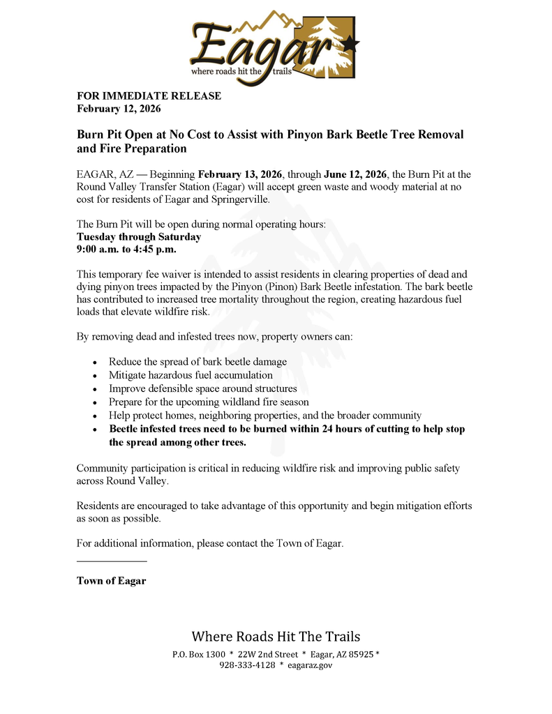 Press Release_ Burn Pit_Bark Beetle