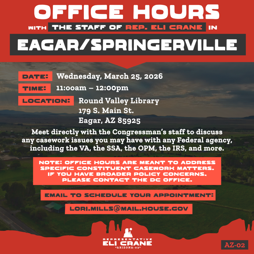 Eagar Office Hours - March 2026