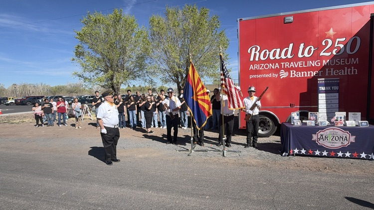 color guard and choir