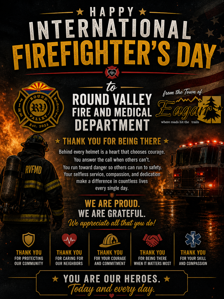 Happy International Firefighters Day flyer