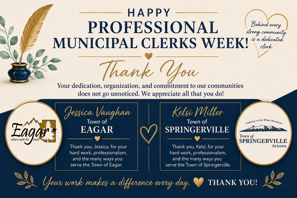 Thank you to Jessica Vaughan and Kelsi Miller for Clerks Week. 