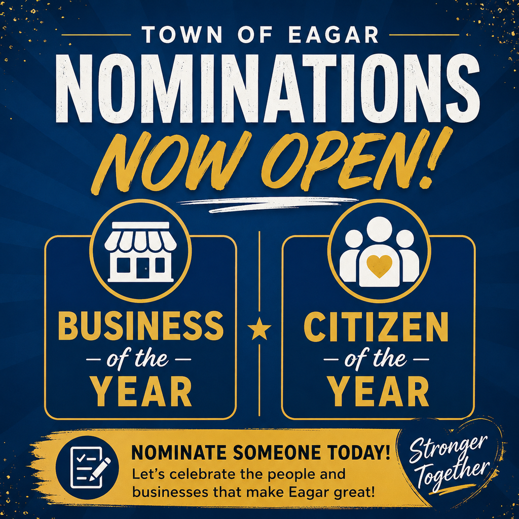 Nomination for business and citizen of the year flyer