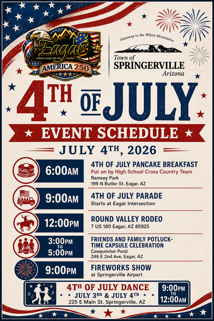 4th of July Event Schedule