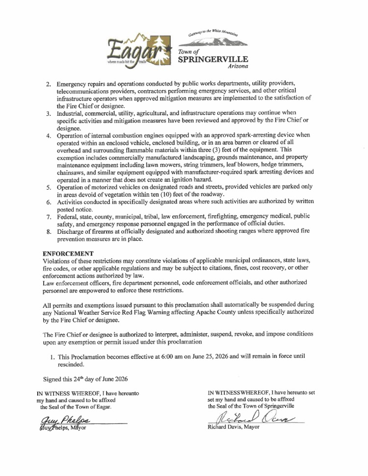 Page 2 Stage 2 Restrictions