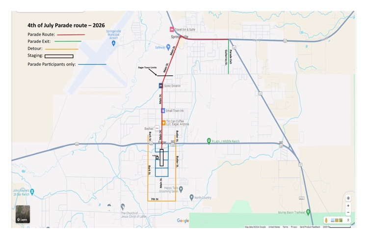 parade route map