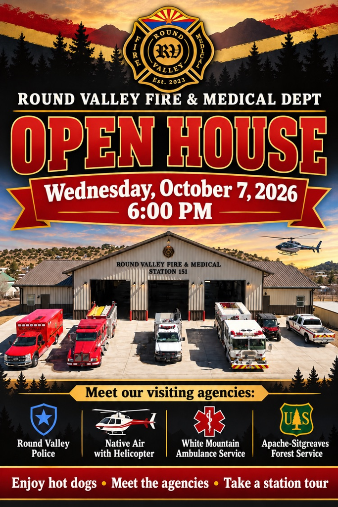 open house flyer the Fire Department