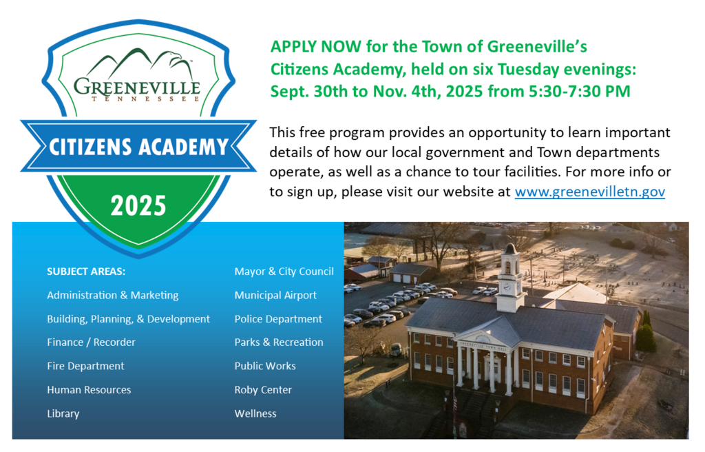 Citizens Academy Subject Areas