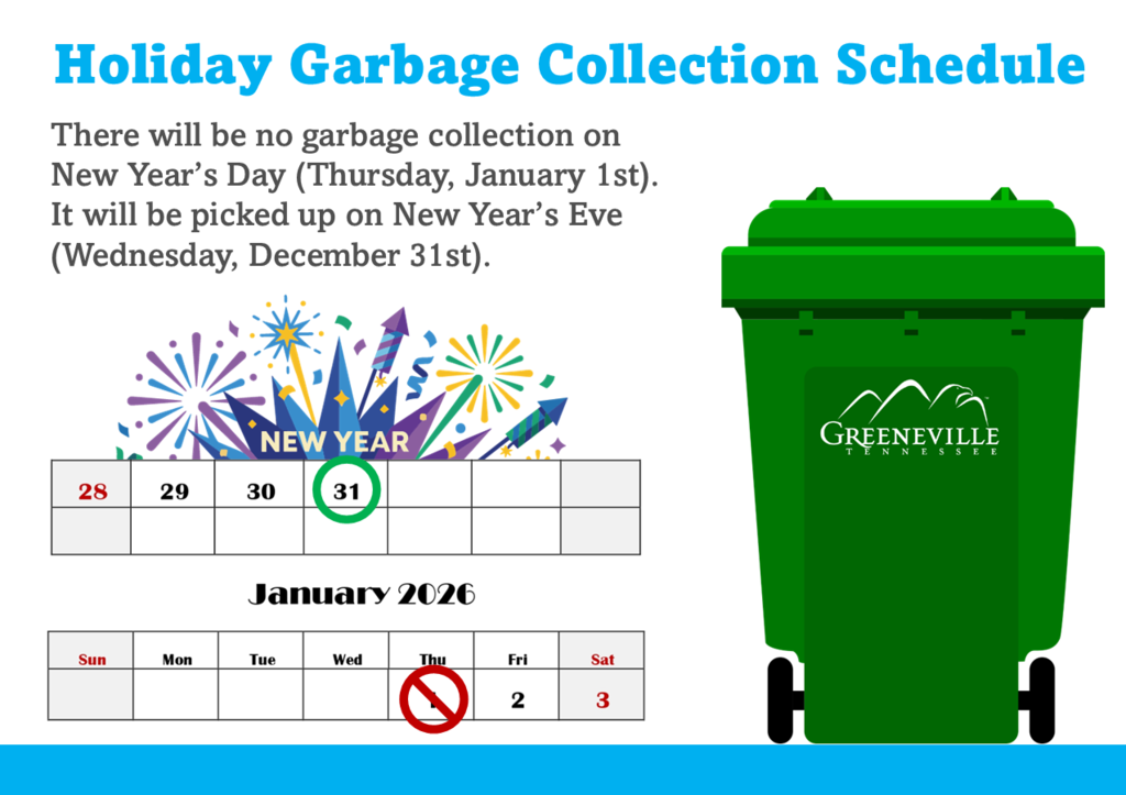 New Year's week garbage collection