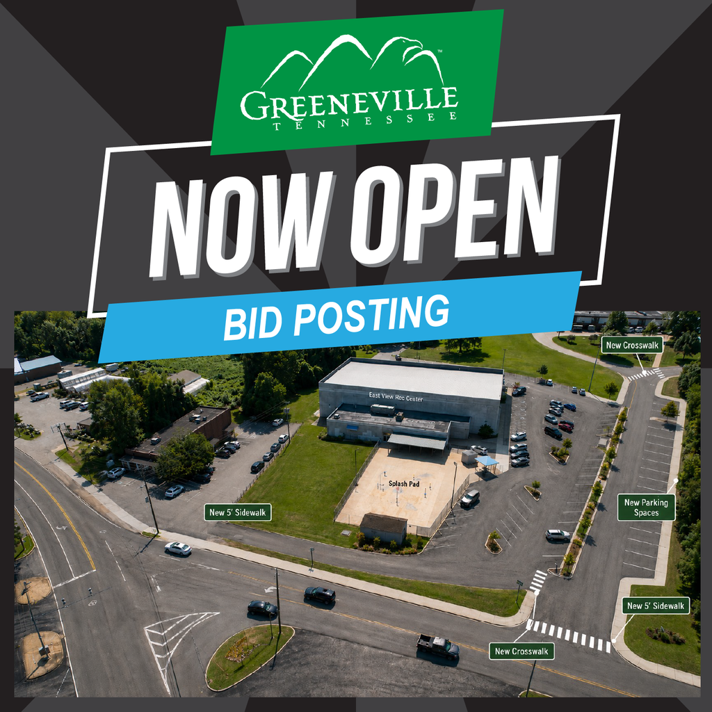 Bid posting sidewalk project